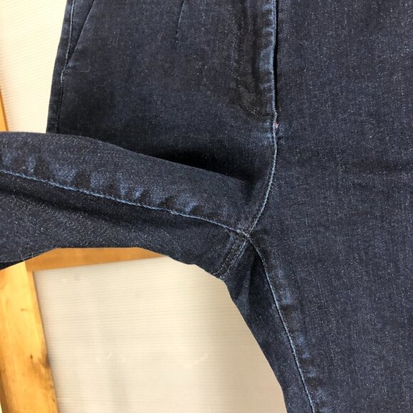 Sandwich_ Slim Fit Tregging Denim Jean Skinny High Rise Jegging Dark Blue‎ Sz 38 - Picture 5 of 15